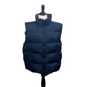 Wrangler Hero Men's Size XL Vintage Reversible Puffer Down Vest XL Quilted Warm
